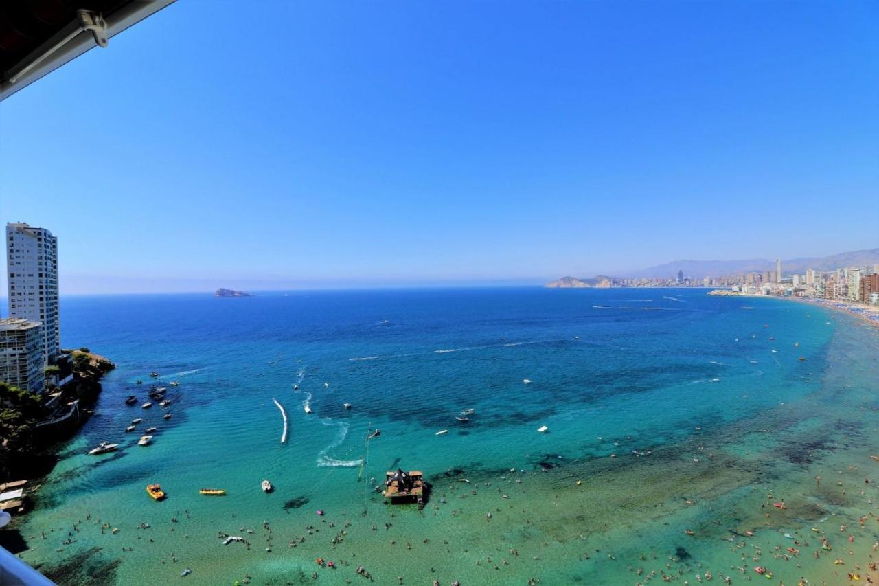 Luxurious 2-Bedroom Apt With Stunning Views, 1St Line On Levante Beach, Benidorm Eksteriør billede