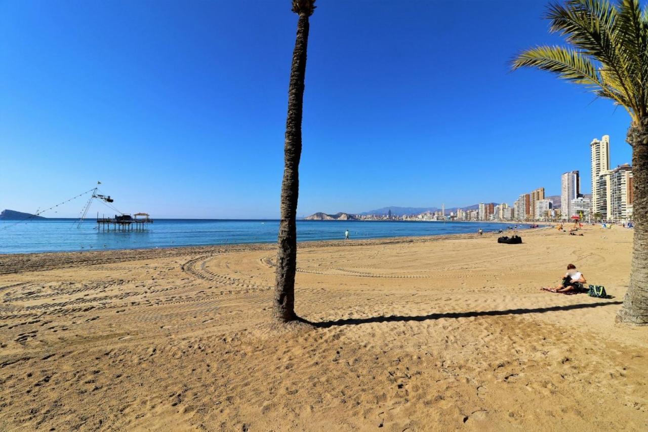 Luxurious 2-Bedroom Apt With Stunning Views, 1St Line On Levante Beach, Benidorm Eksteriør billede